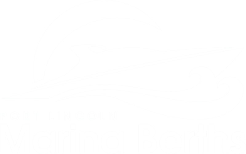 Port Lincoln Marina Berths Logo White